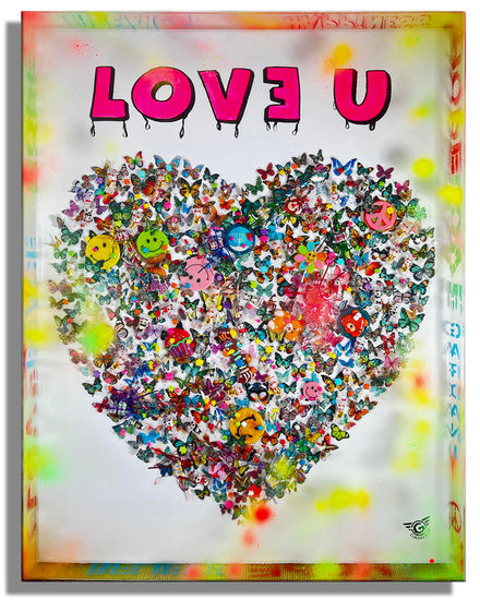 My Sweet Love – Unique Wall Sculpture Mixed Mixed