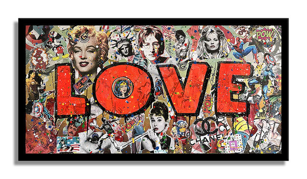 Only Love Mixed media Canvas Others