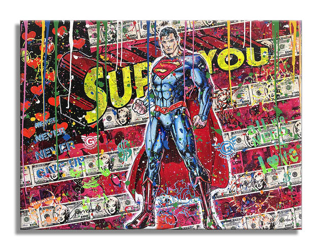 Superhero Mixed media Canvas Others