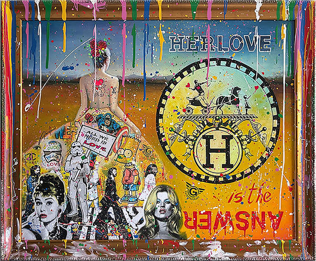 Her Love Mixed media Canvas Others