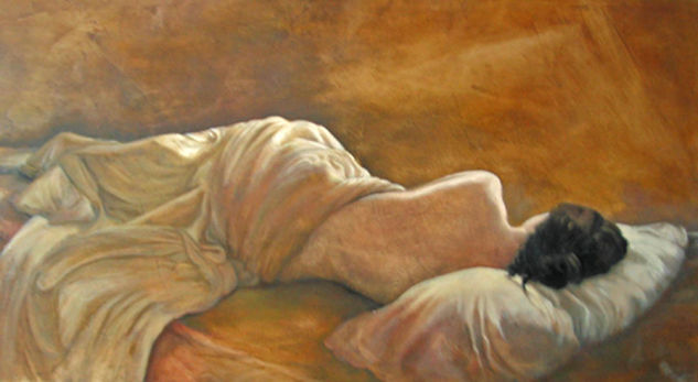 descanso Oil Panel Nude Paintings