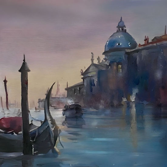 Venice Oil Canvas Landscaping