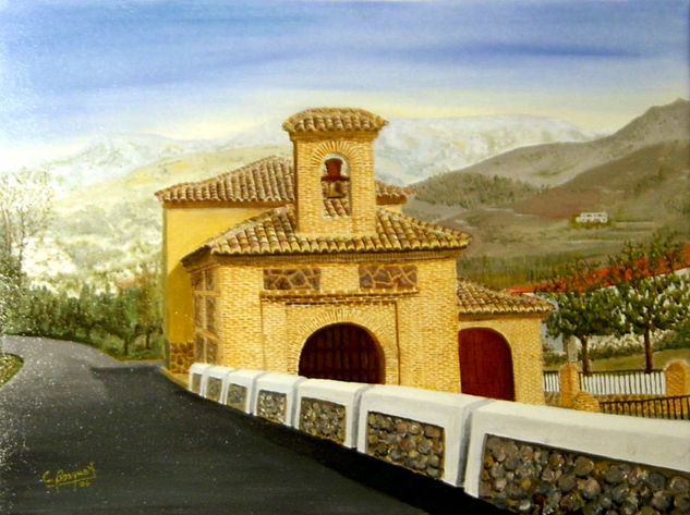 Ermita de Fondon Oil Canvas Landscaping