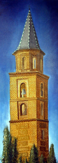 Torre de Fondon-01 Oil Canvas Landscaping