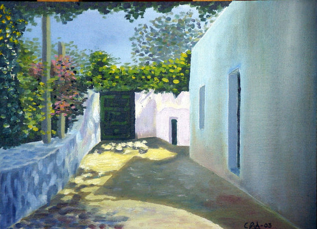 Cortijo Primero Oil Panel Landscaping