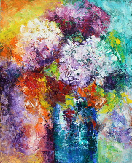 Floral 23 Oil Canvas Floral Painting