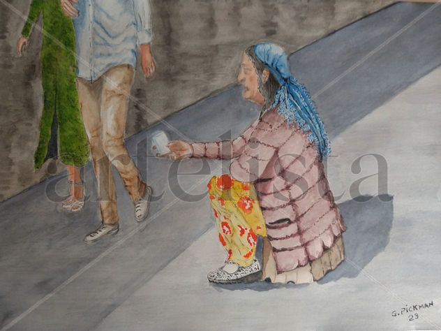 La vida en la calle.el ruego.año 2023