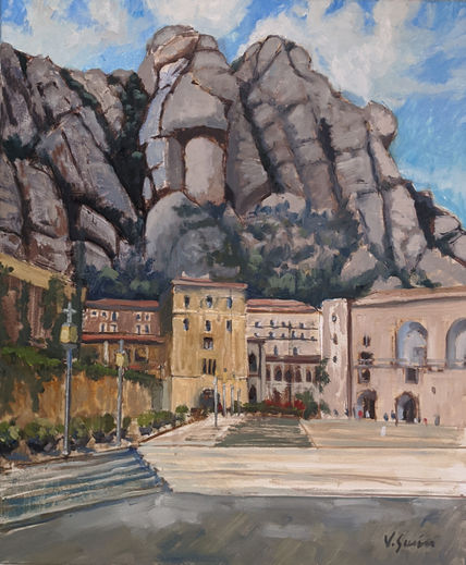 Vista del monestir...