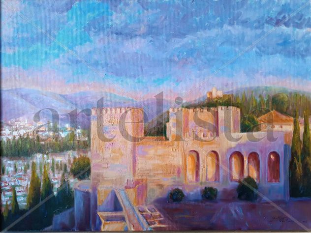 Atardecer en la alhambra