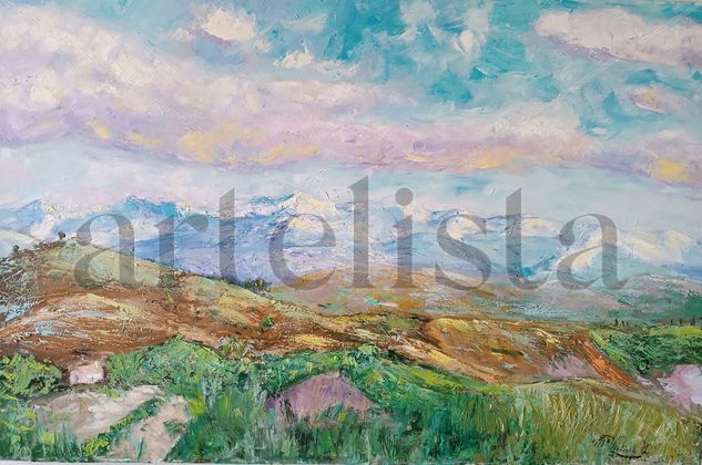 Sierra nevada Oil Canvas Landscaping