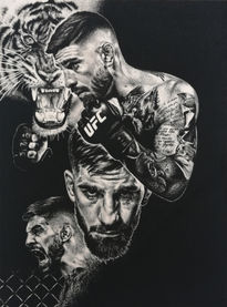 Dibujo UFC Ilia...