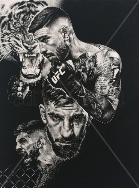 Dibujo UFC Ilia...