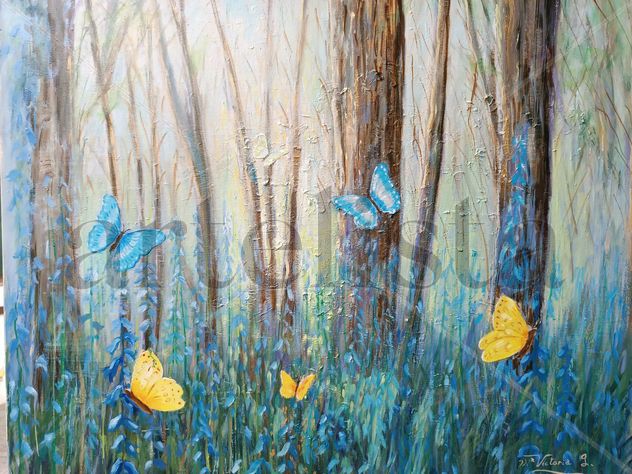 Mariposas en el bosque