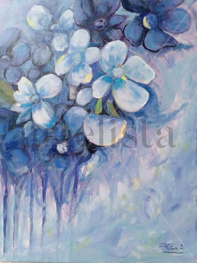 Flores azules