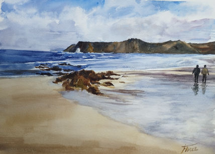 Paseo por la playa