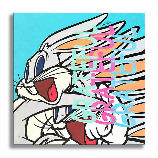 Bugs Bunny Way Out -  Original Painting on Canvas Acrylic Canvas Others