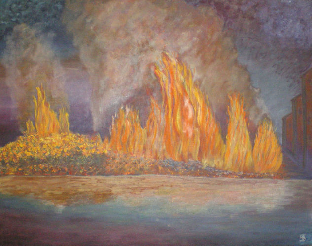 Fuego 2 Oil Canvas Landscaping