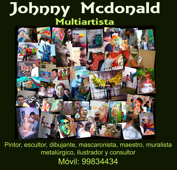 artista hondureño, pintor hondureño johnny mcdonald 