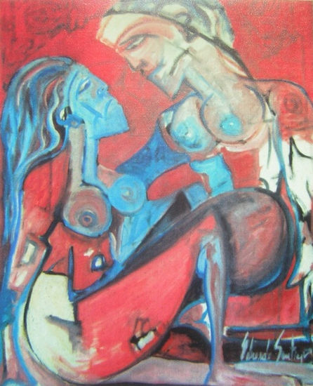 El amor y sus fantasmas Oil Canvas Others