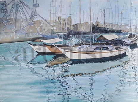 Port Vell. Yachts...