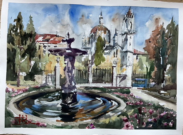 Desde el Retiro Watercolour Paper Landscaping