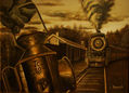 tren arribando