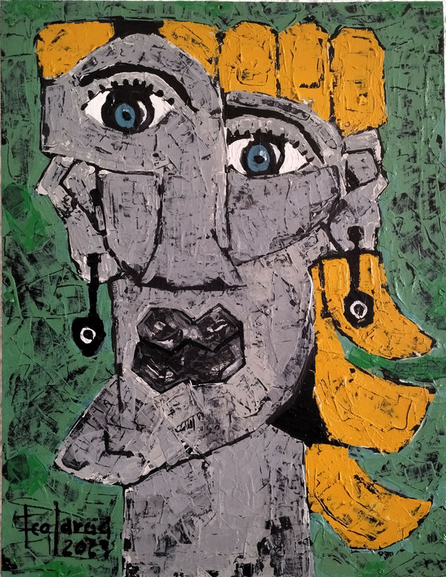 ROSTRO DE MUJER MADONNA .