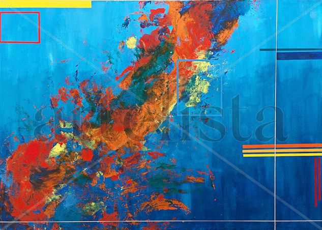 La Europa abstracta Acrílico Lienzo Otros