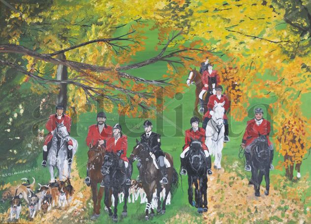 Hunting scene