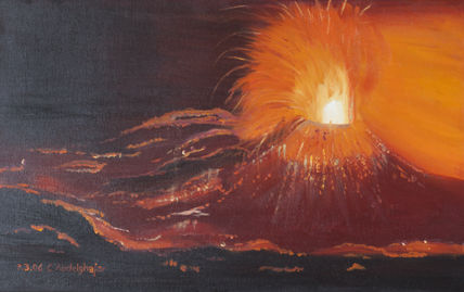 Volcanic eruption