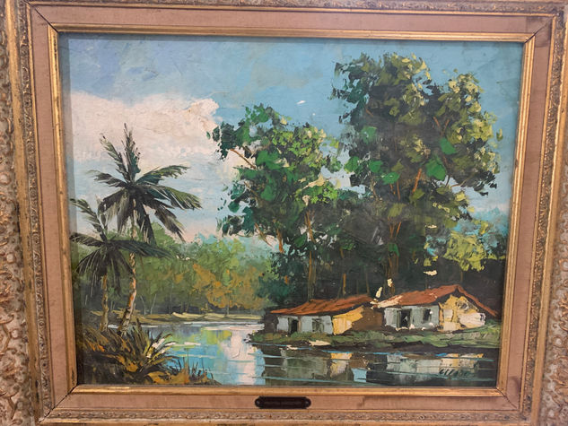 Obra Mario Cicerón Óleo Lienzo Paisaje