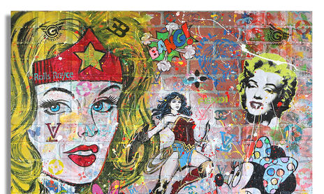 Art on Wood Panel