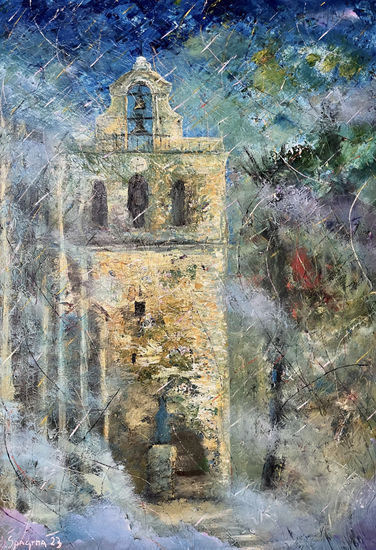 Catedral en Almería Acrylic Canvas Landscaping