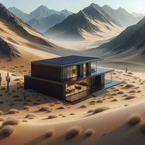 Desert black house