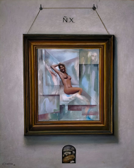 ÑX Óleo Tabla Desnudos