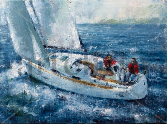 Velero 2022 Oil Canvas Marine Painting