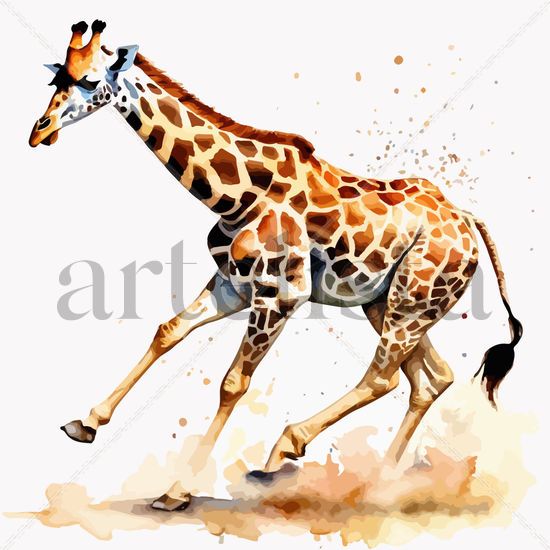 Running Giraffe Lápiz