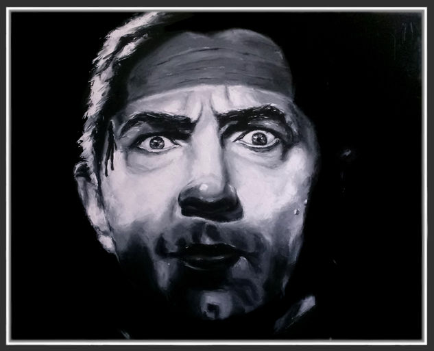 Bela Lugosi Oil Canvas Portrait