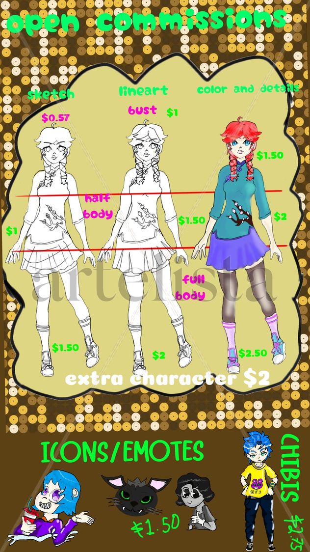 Open commissions