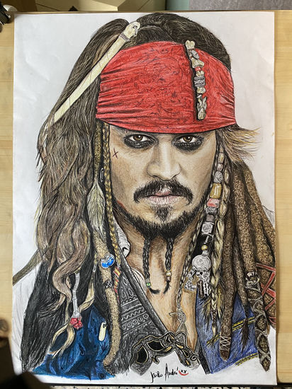 Captain Jack Sparrow A2. Pencil