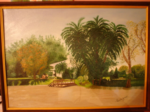 Un paseo por el Tigre Oil Canvas Landscaping