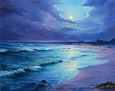 Magical Moonlight Seascape