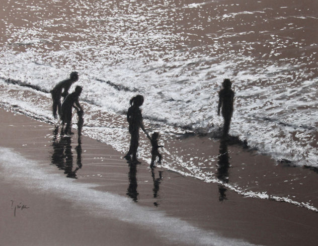 Contraluz en la playa 1