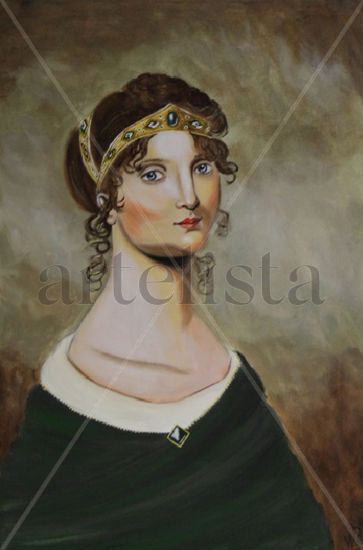 Portrait Of A Rich (Emperor Luise) Acrylic Canvas Portrait