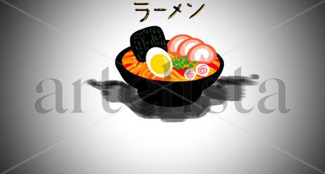 Ramen plato japones