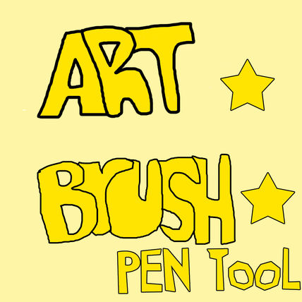 Art brush pen tool