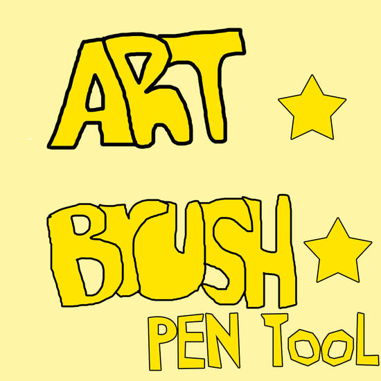 Art brush pen tool 