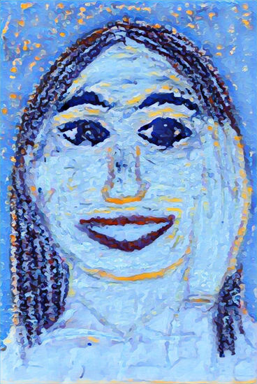 Del cole (VI) Pastel Papel Retrato