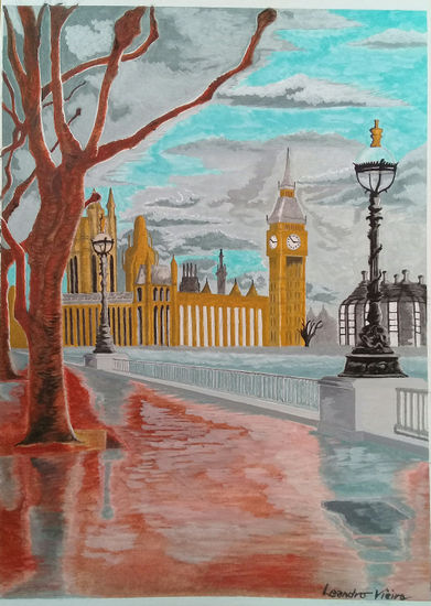 Vieja Londres (Old London) Gouache Paper Others