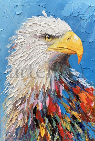 Eagle 1255 Acrylic Canvas Animals